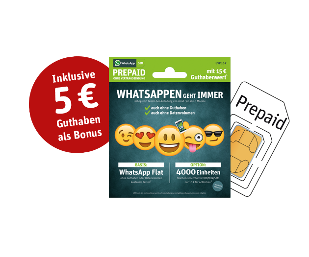 Eltern Starterpaket WhatsApp SIM Karte