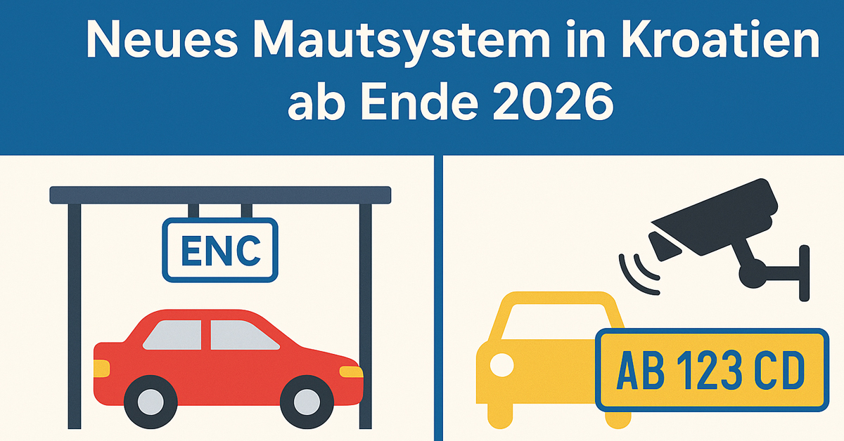 Kroatien führt 2026 ein neues Mautsystem ein – was bedeutet das für uns Urlauber?